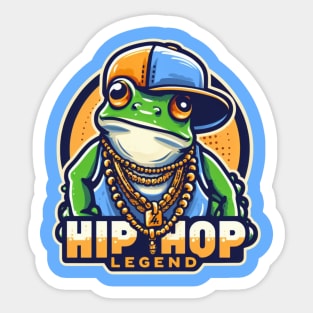 Froggy is a Hip Hop Legend Sticker